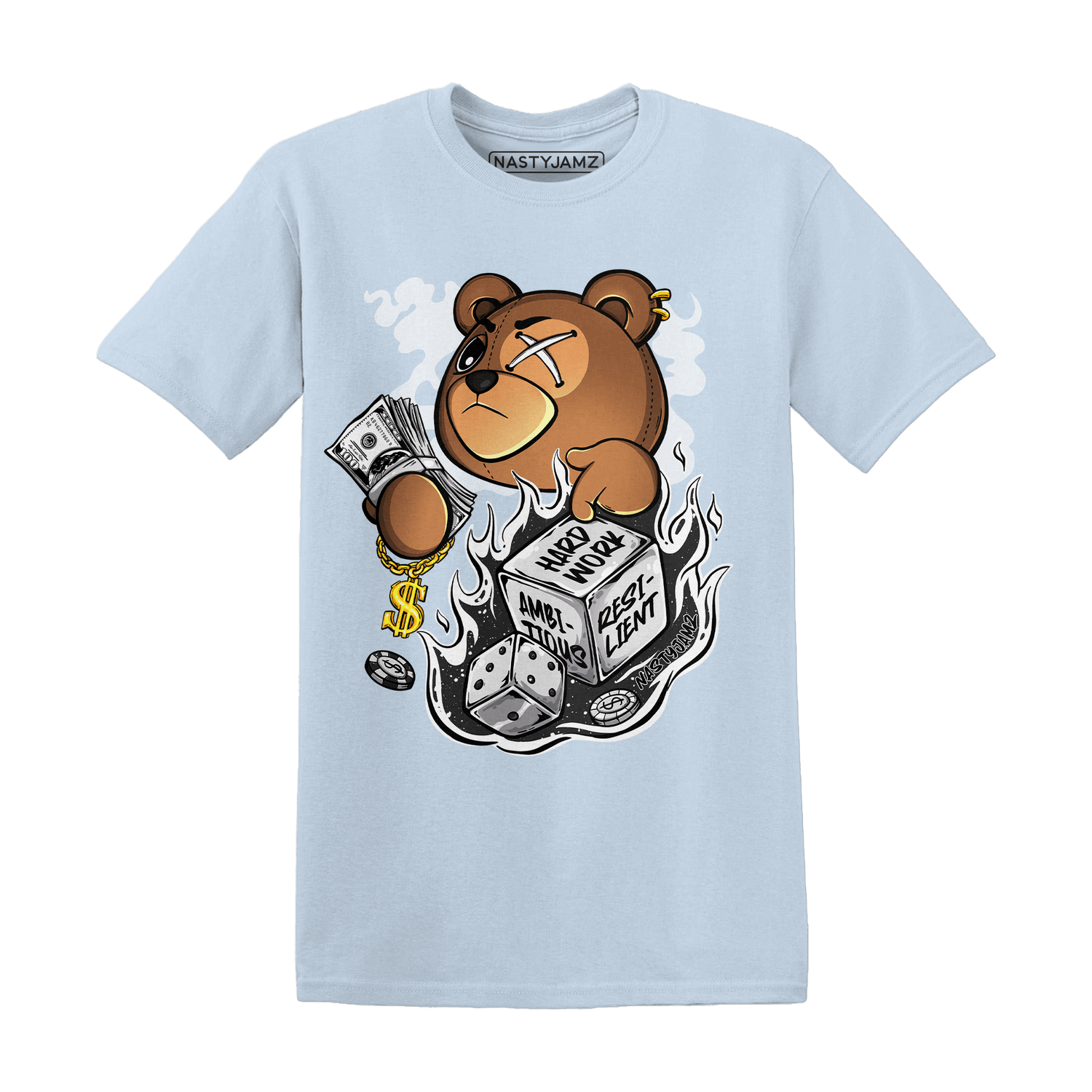 Reverse Oreo 6s T Shirt Match Hustle Casino BER - NastyJamz