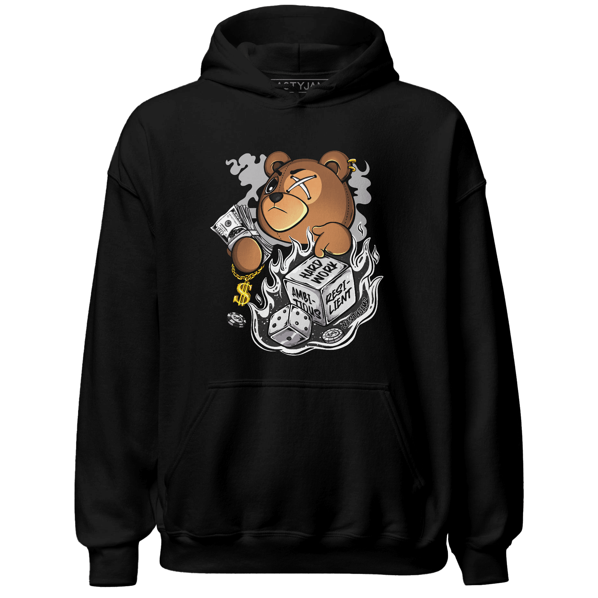 Reverse Oreo 6s Hoodie Match Hustle Casino BER - NastyJamz