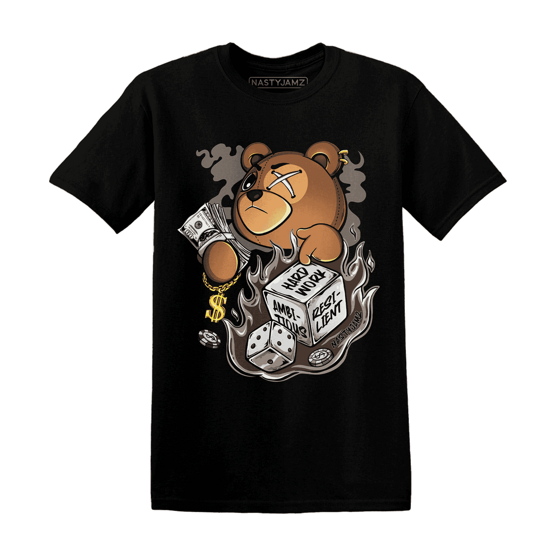 Dunk Low Baroque Brown T Shirt Match Hustle Casino BER - NastyJamz