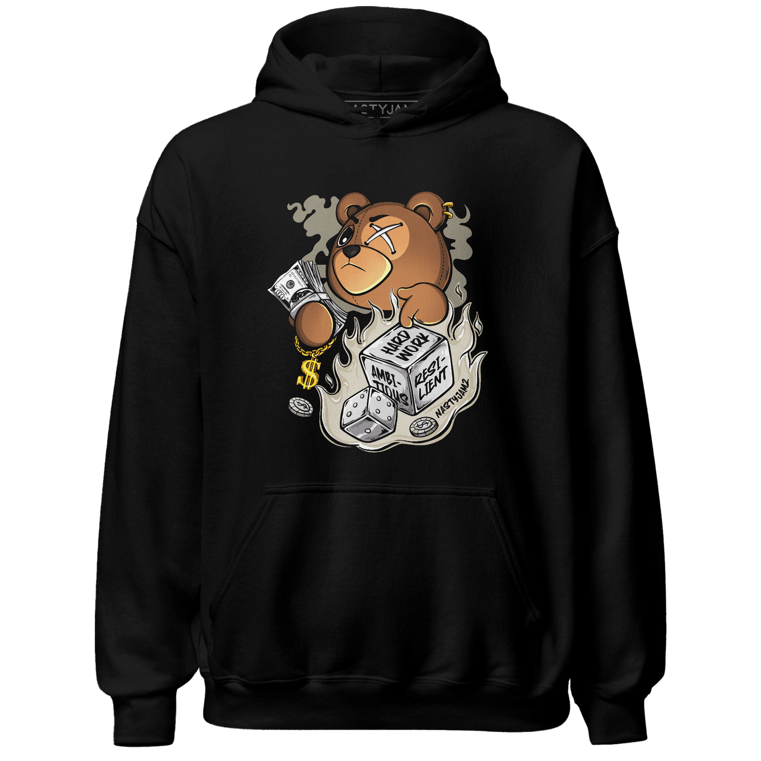 Gratitude 11s Hoodie Match Hustle Casino BER - NastyJamz