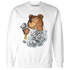 Blue Grey 13s Sweatshirt Match Hustle Casino BER - NastyJamz
