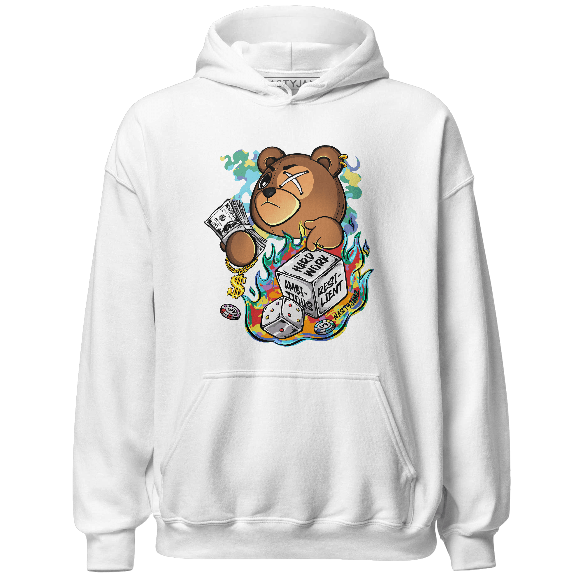 Mid GS Six Championships 1s Hoodie Match Hustle Casino BER - NastyJamz