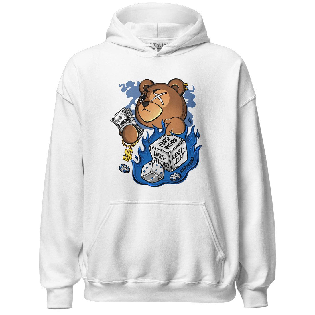 Royal Reimagined 1s Hoodie Match Hustle Casino BER - NastyJamz