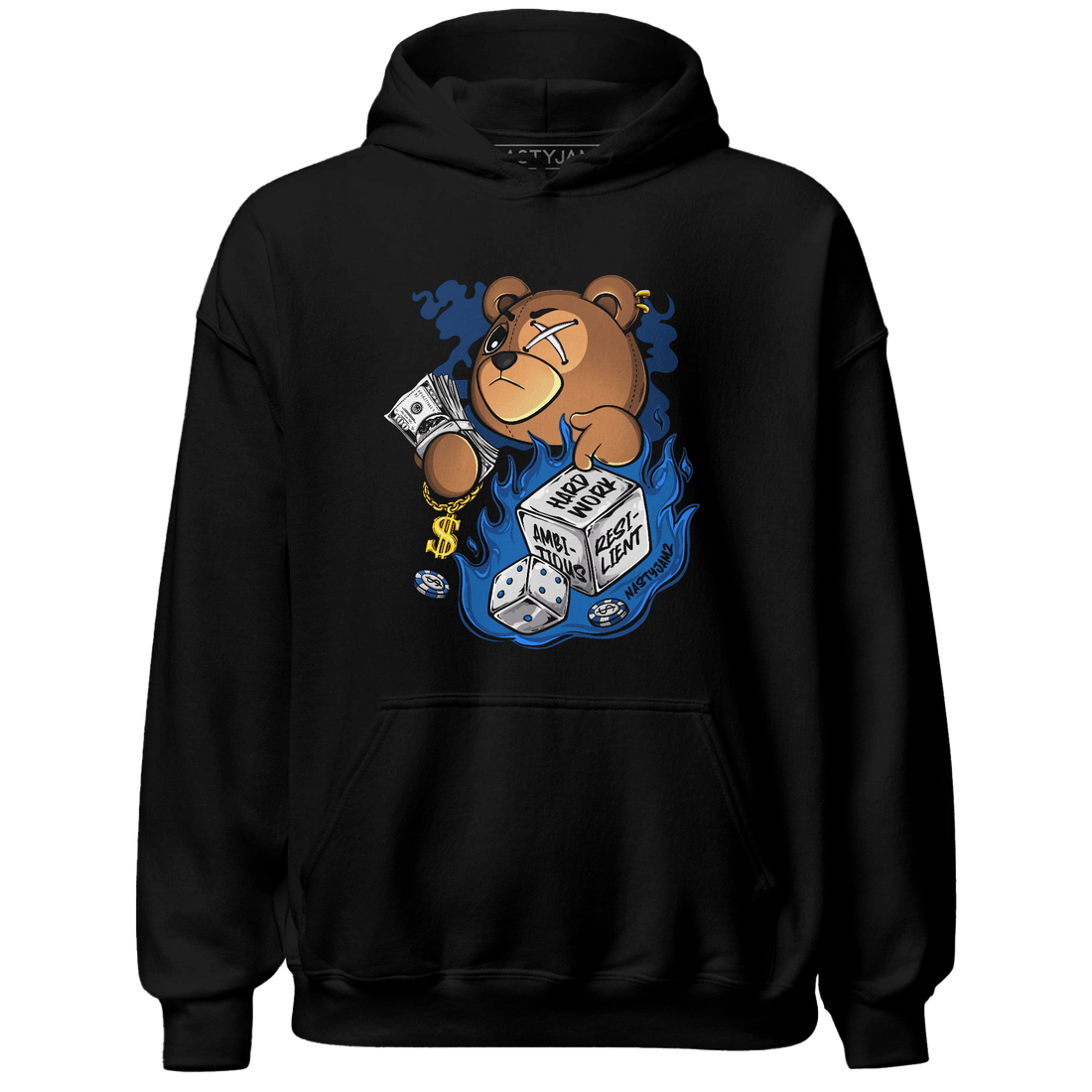 Royal Reimagined 1s Hoodie Match Hustle Casino BER - NastyJamz