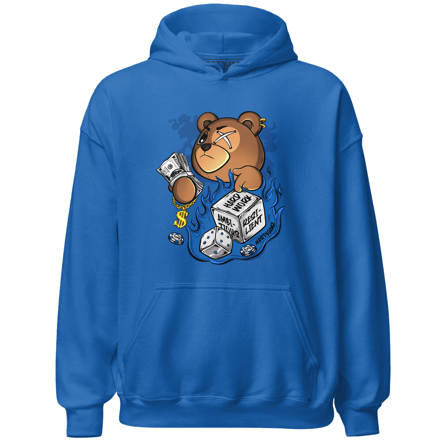 Royal Reimagined 1s Hoodie Match Hustle Casino BER - NastyJamz