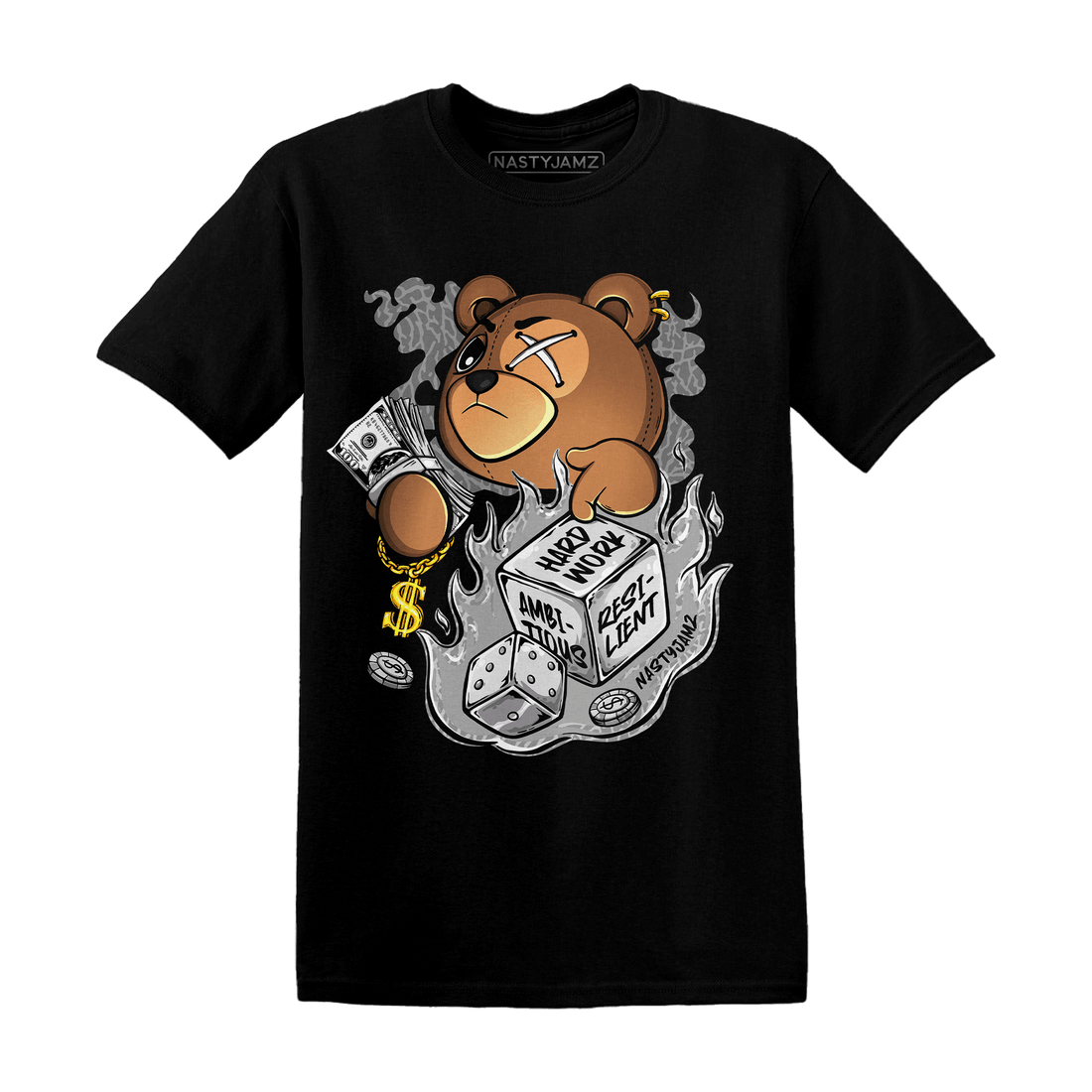 Craft Ivory 3s T Shirt Match Hustle Casino BER - NastyJamz