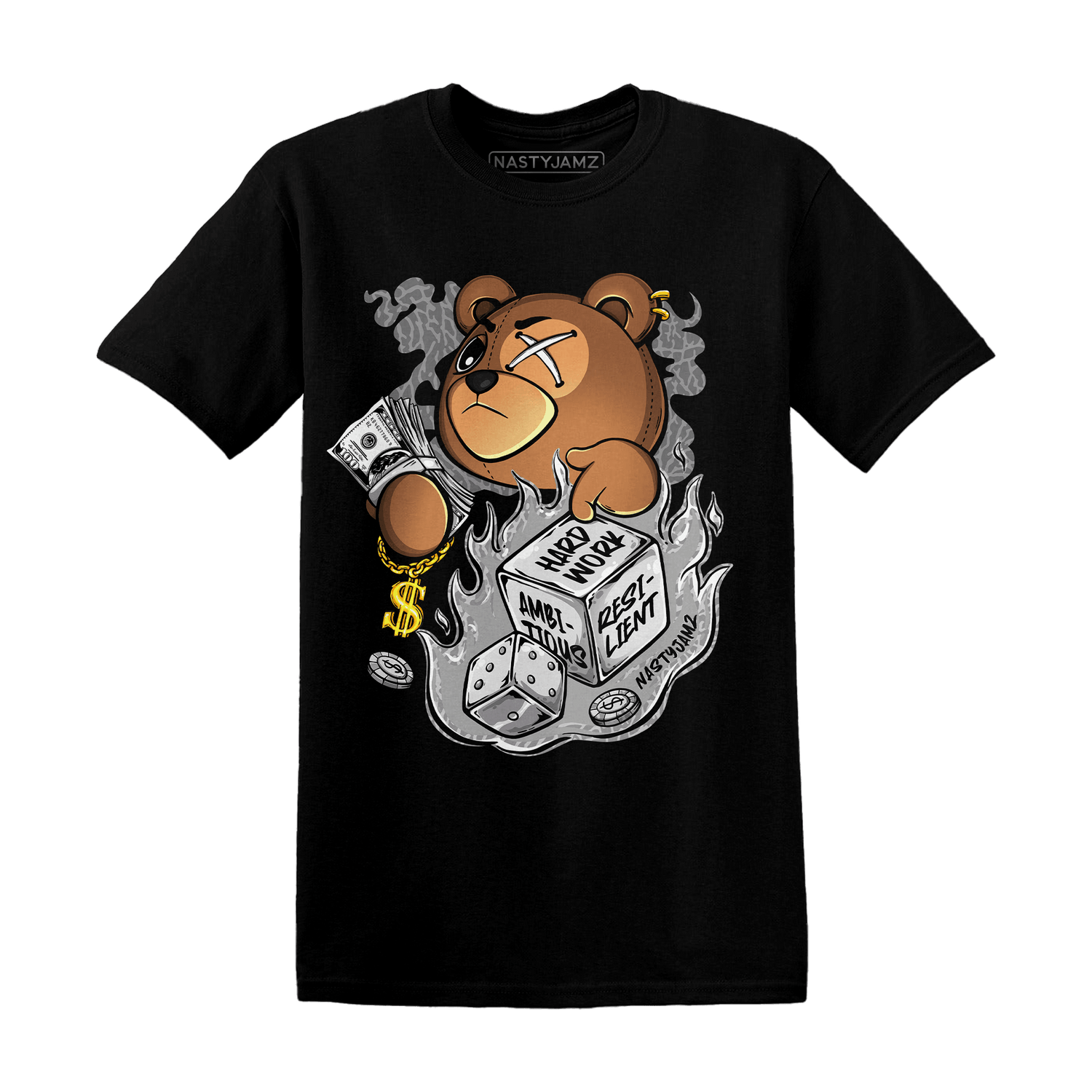 Craft Ivory 3s T Shirt Match Hustle Casino BER - NastyJamz