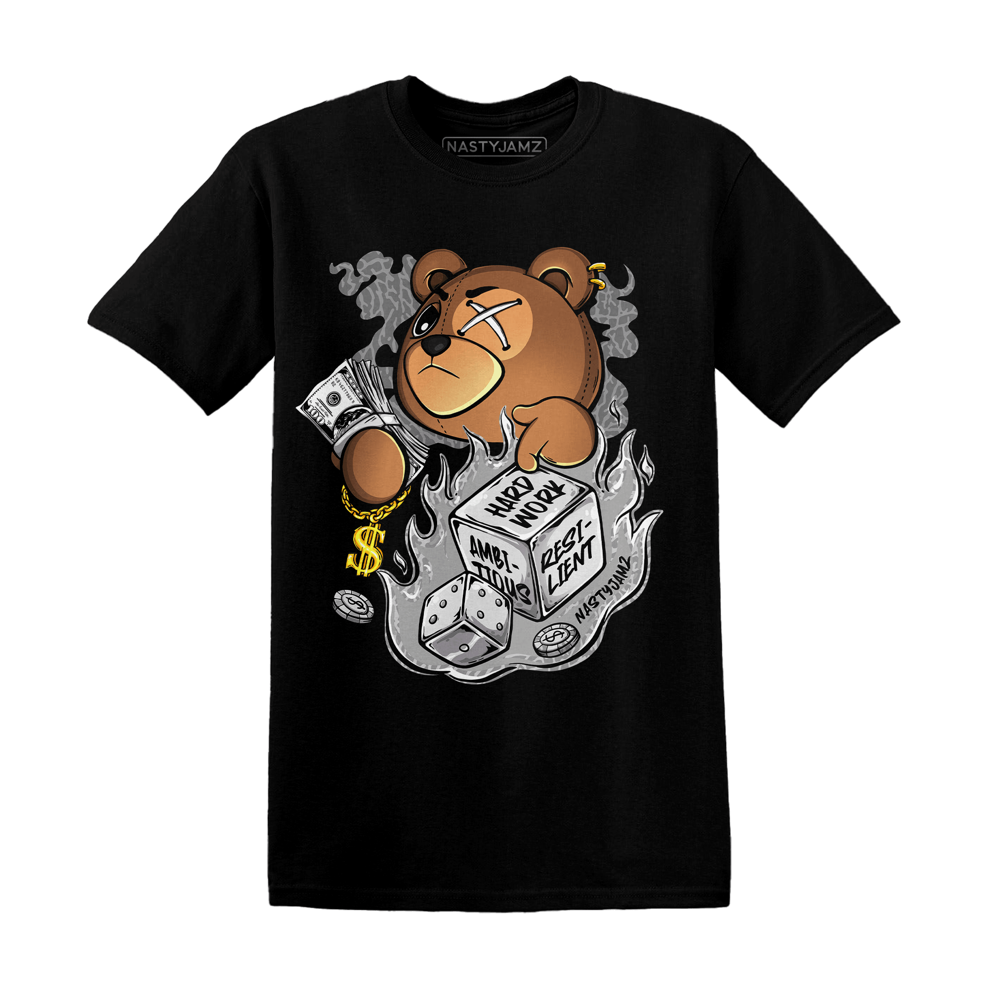 Craft Ivory 3s T Shirt Match Hustle Casino BER - NastyJamz