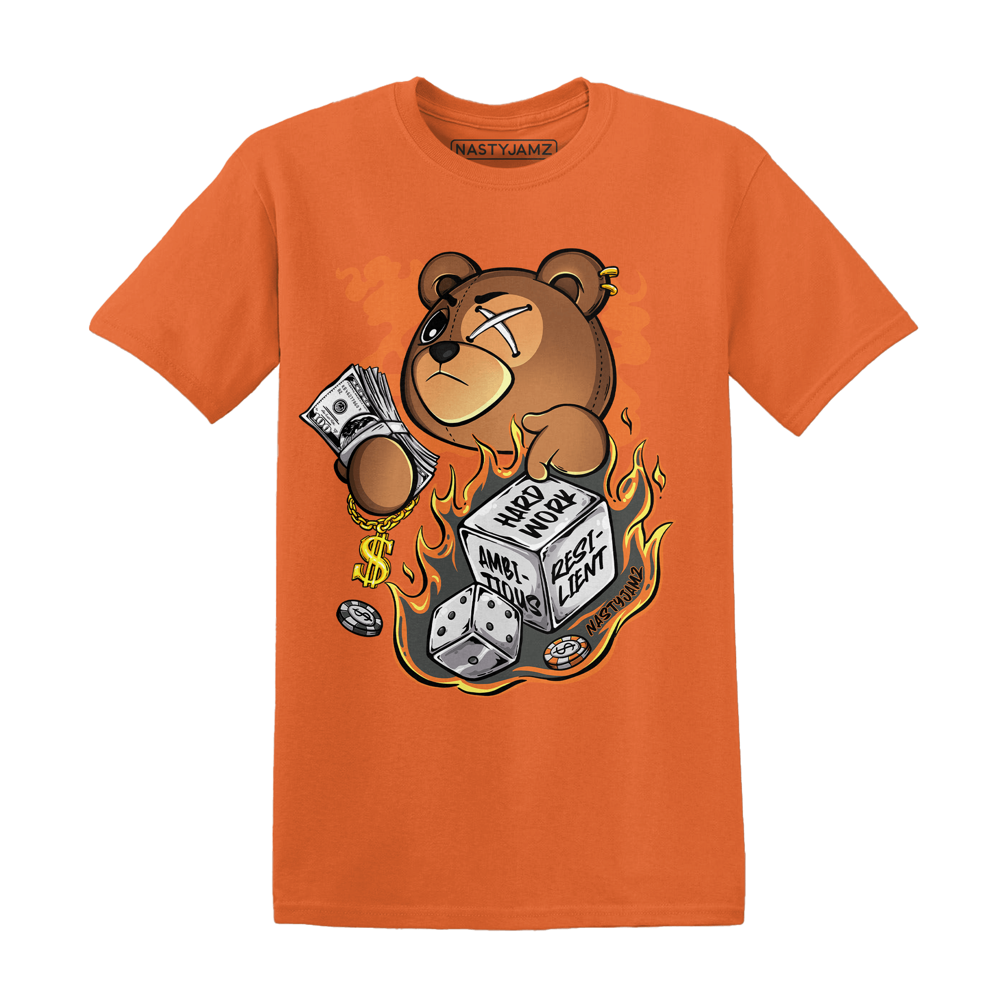 Fear Pack 3s T Shirt Match Hustle Casino BER - NastyJamz