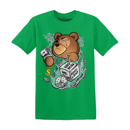Green Glow 3s T Shirt Match Hustle Casino BER - NastyJamz