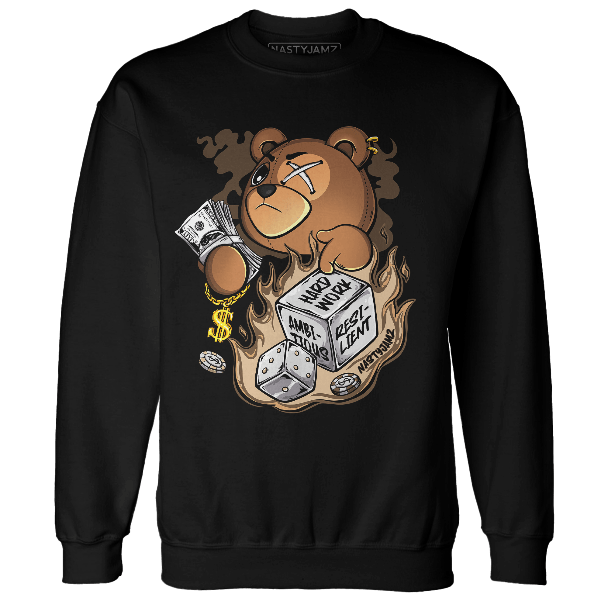 Palomino 3s Sweatshirt Match Hustle Casino BER - NastyJamz