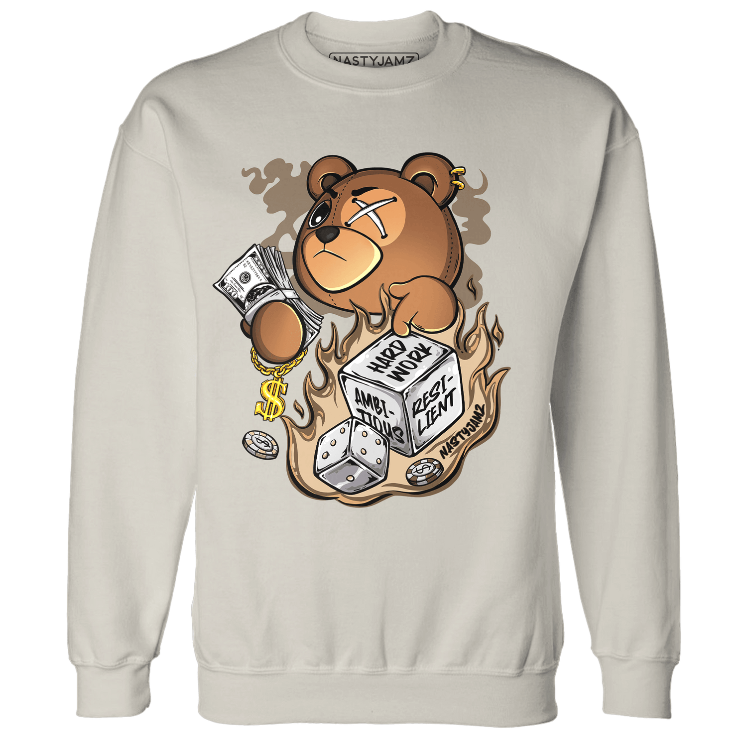 Palomino 3s Sweatshirt Match Hustle Casino BER - NastyJamz