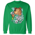 Lucky Green 5s Sweatshirt Match Hustle Casino BER - NastyJamz