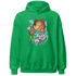 Lucky Green 5s Hoodie Match Hustle Casino BER - NastyJamz