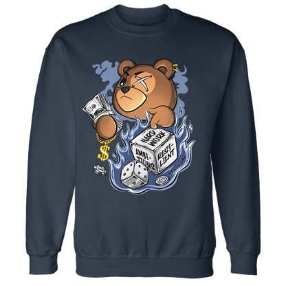 Midnight Navy 5s Sweatshirt Match Hustle Casino BER - NastyJamz