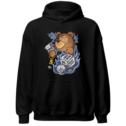 Midnight Navy 5s Hoodie Match Hustle Casino BER - NastyJamz