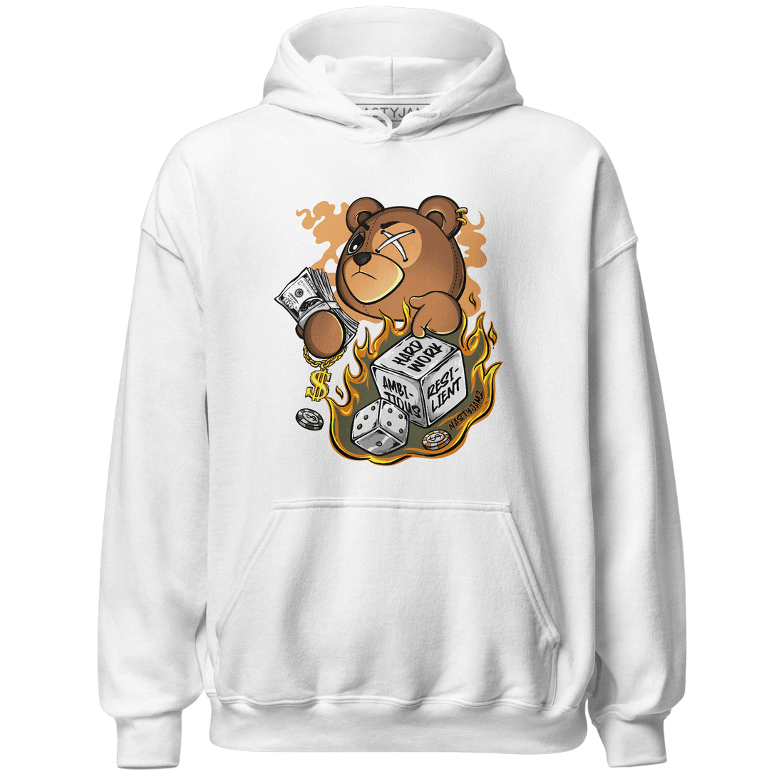 Olive 5s Hoodie Match Hustle Casino BER - NastyJamz