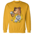 Yellow Ochre 6s Sweatshirt Match Hustle Casino BER - NastyJamz