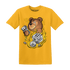 Yellow Ochre 6s T Shirt Match Hustle Casino BER - NastyJamz