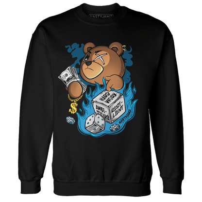 Powder Blue 9s Sweatshirt Match Hustle Casino BER - NastyJamz