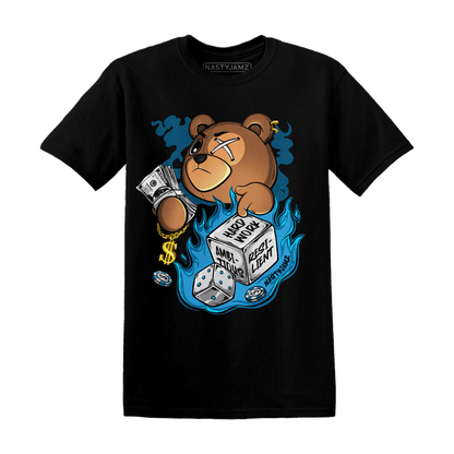 Powder Blue 9s T Shirt Match Hustle Casino BER - NastyJamz