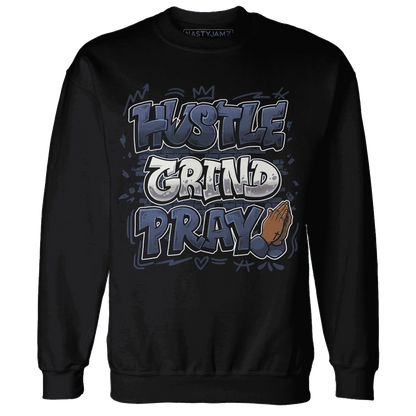 Low-Diffused-Blue-11s-Sweatshirt-Match-Hustle-Grind-Pray