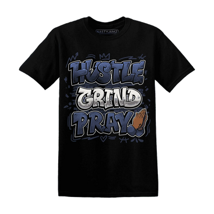 Low-Diffused-Blue-11s-T-Shirt-Match-Hustle-Grind-Pray