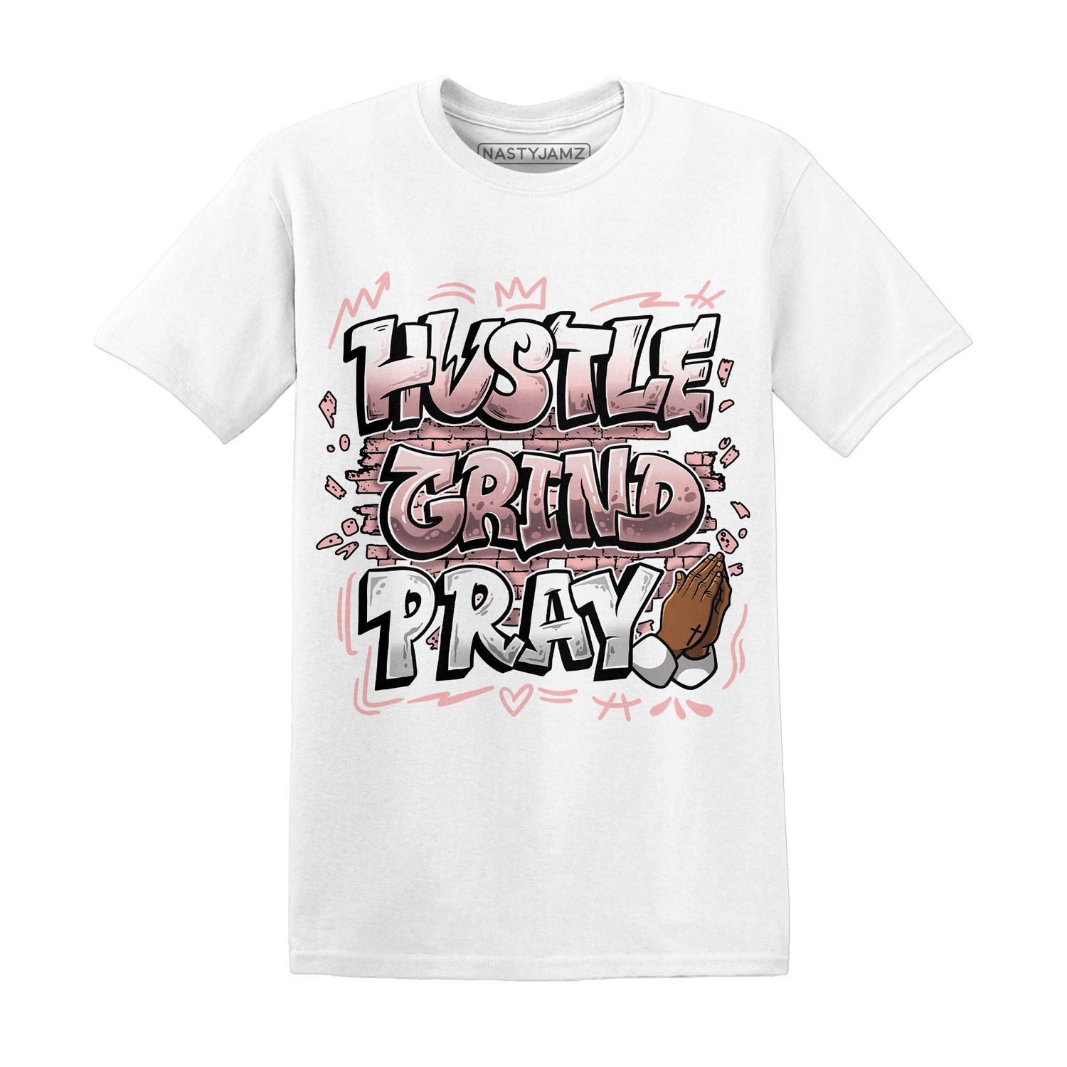 Low Legend Pink 11s T Shirt Match Hustle Grind Pray - NastyJamz