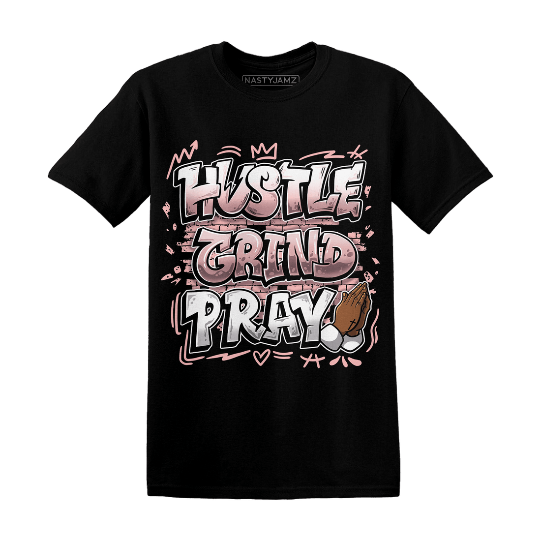 Low Legend Pink 11s T Shirt Match Hustle Grind Pray - NastyJamz