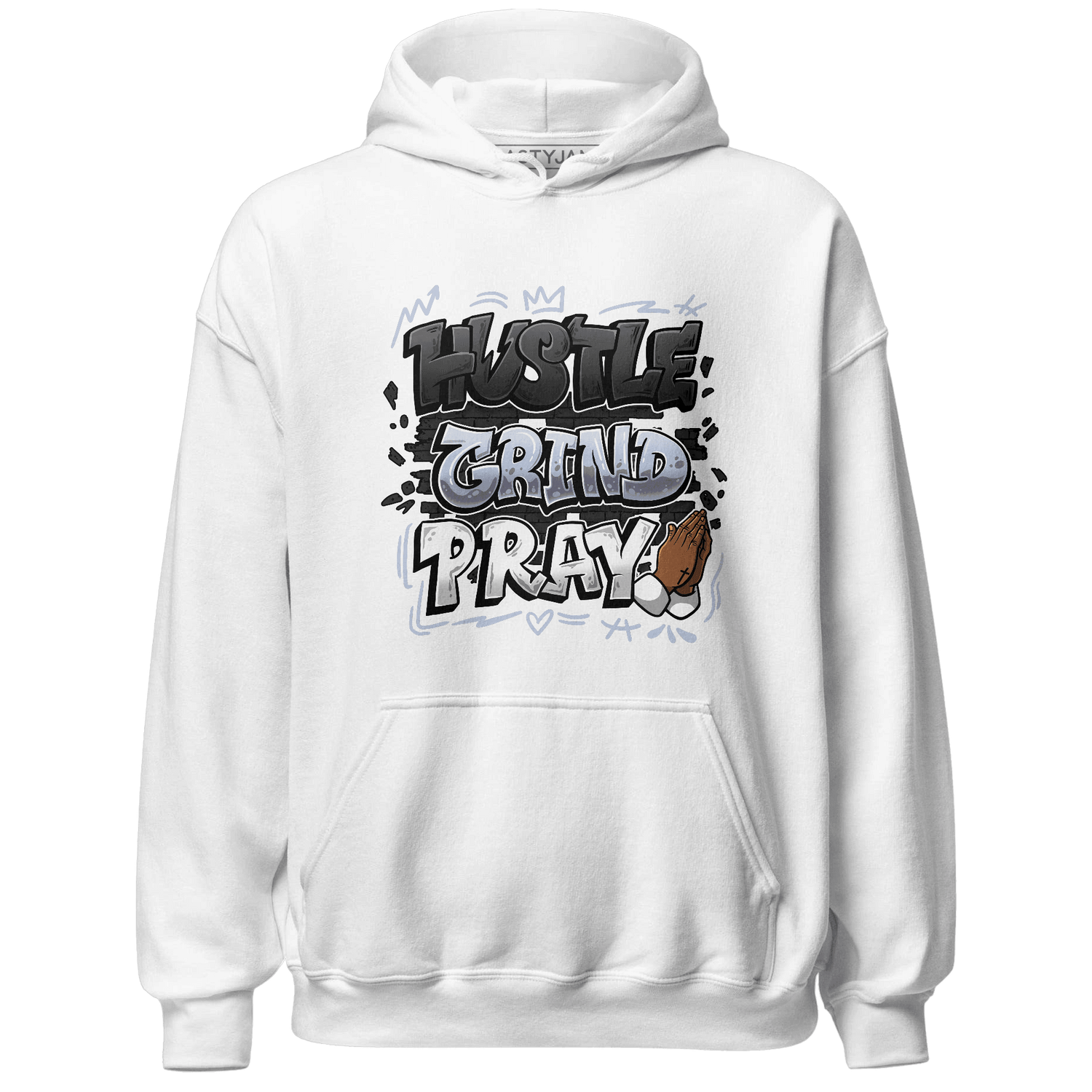 Low Space Jamz 11s Hoodie Match Hustle Grind Pray - NastyJamz