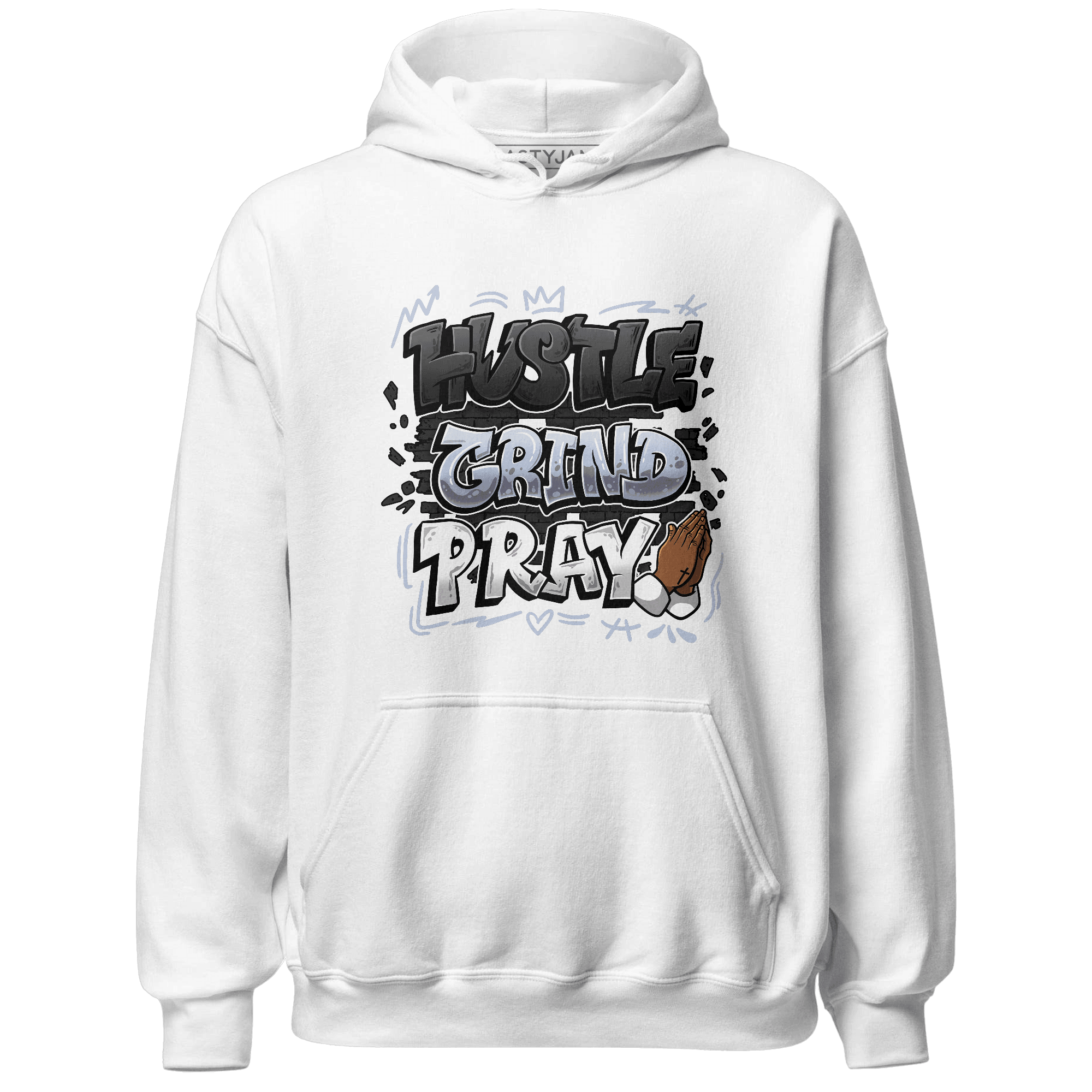 Low Space Jamz 11s Hoodie Match Hustle Grind Pray - NastyJamz