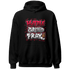 Retro Red Taxi 12s Hoodie Match Hustle Grind Pray - NastyJamz