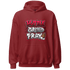 Retro Red Taxi 12s Hoodie Match Hustle Grind Pray - NastyJamz