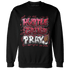 High 85 Metallic Burgundy 1s Sweatshirt Match Hustle Grind Pray - NastyJamz