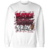 High White Team Red 1s Sweatshirt Match Hustle Grind Pray - NastyJamz