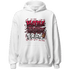 High White Team Red 1s Hoodie Match Hustle Grind Pray - NastyJamz