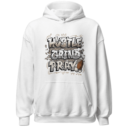 Latte 1s Hoodie Match Hustle Grind Pray - NastyJamz