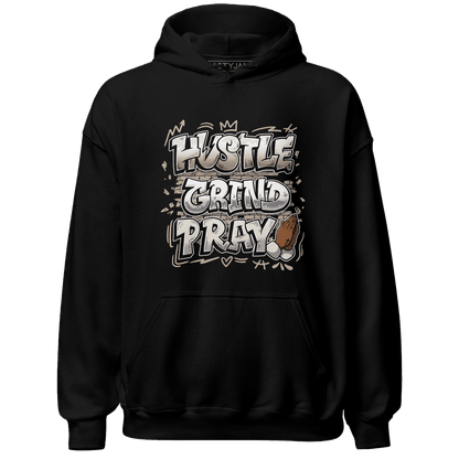 Latte 1s Hoodie Match Hustle Grind Pray - NastyJamz