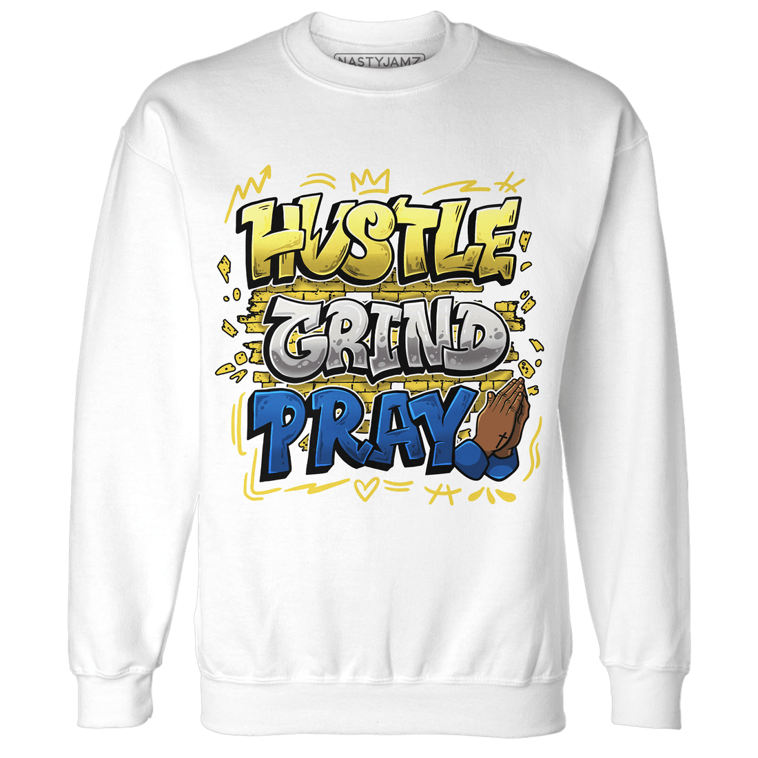 Low OG Canary TVSC 1s Sweatshirt Match Hustle Grind Pray - NastyJamz