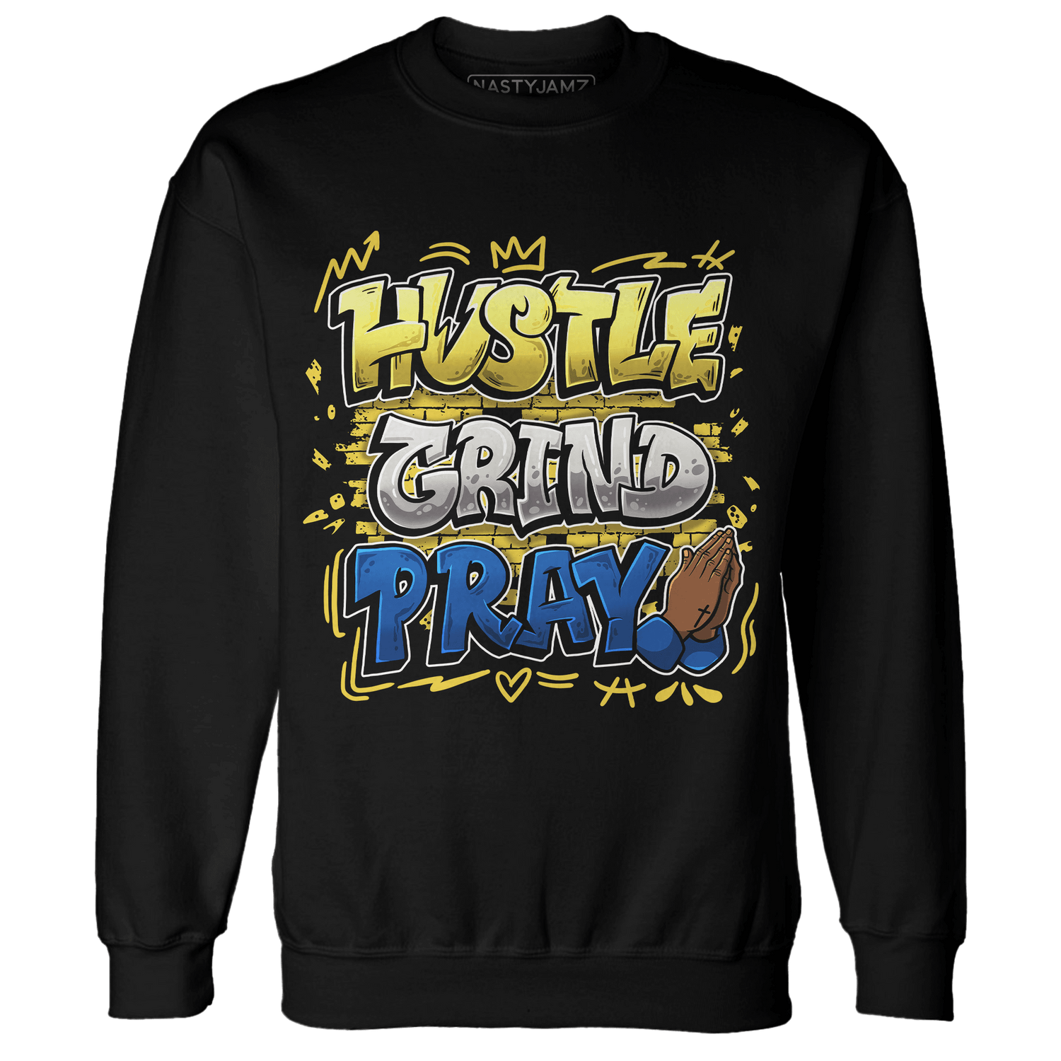 Low OG Canary TVSC 1s Sweatshirt Match Hustle Grind Pray - NastyJamz