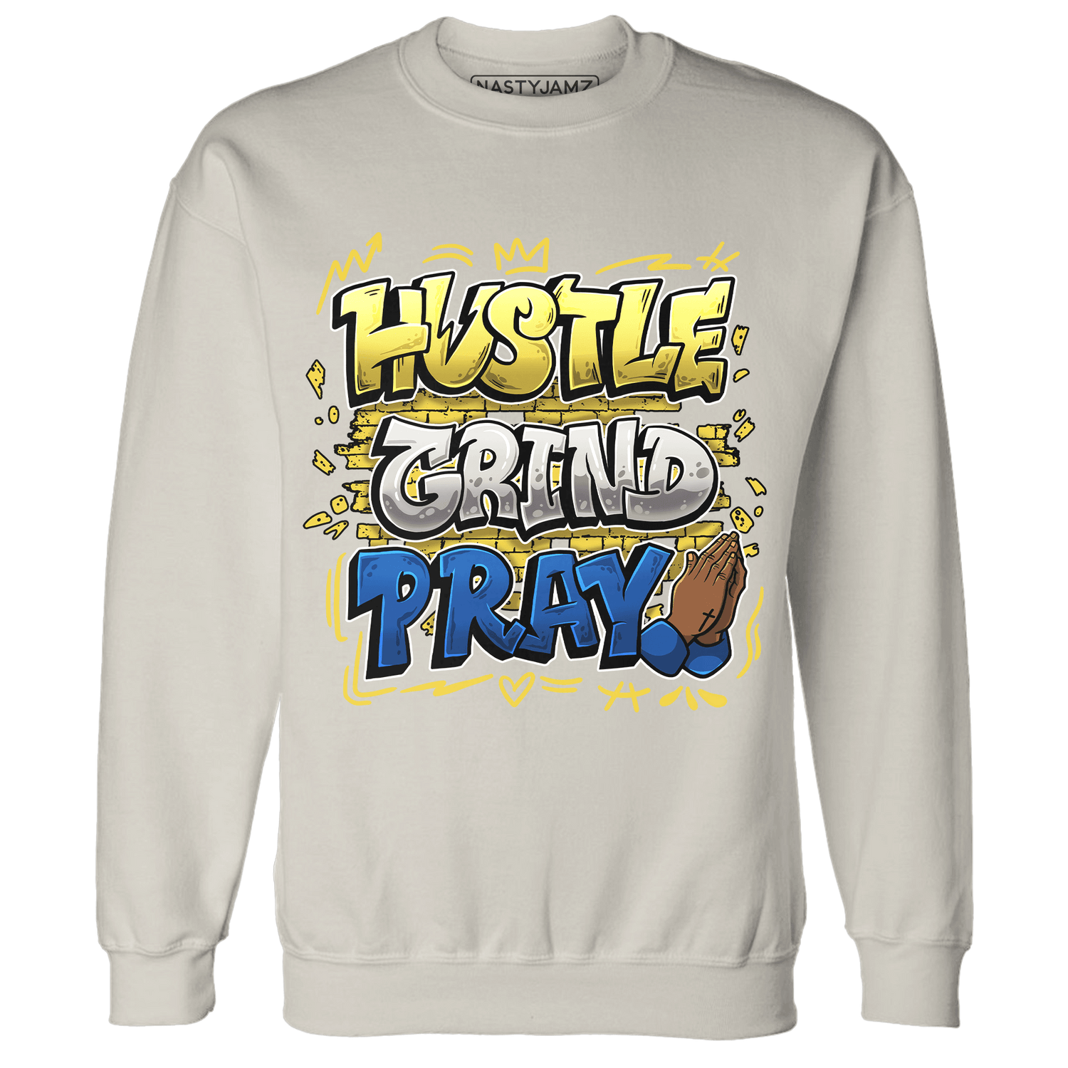 Low OG Canary TVSC 1s Sweatshirt Match Hustle Grind Pray - NastyJamz