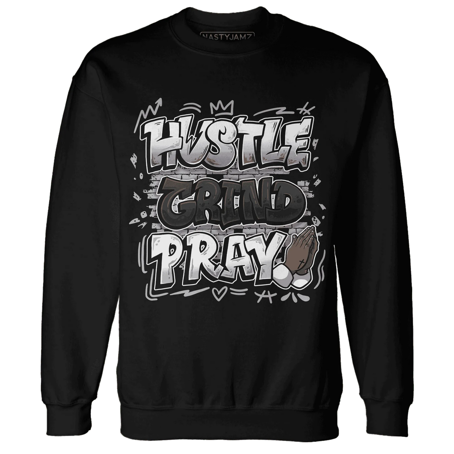 Wolf-Grey-1s-Sweatshirt-Match-Hustle-Grind-Pray