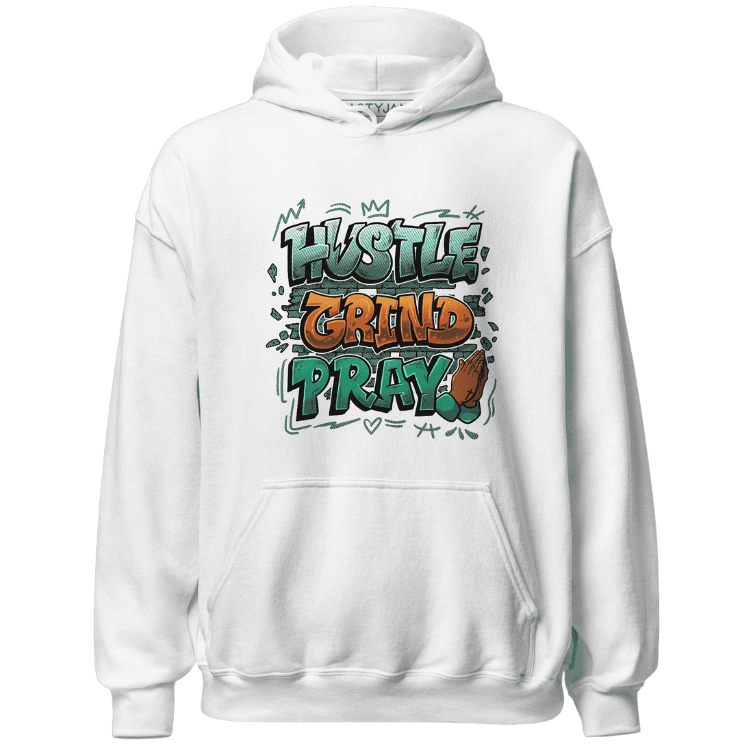 Nina CN Abney 3s Hoodie Match Hustle Grind Pray - NastyJamz