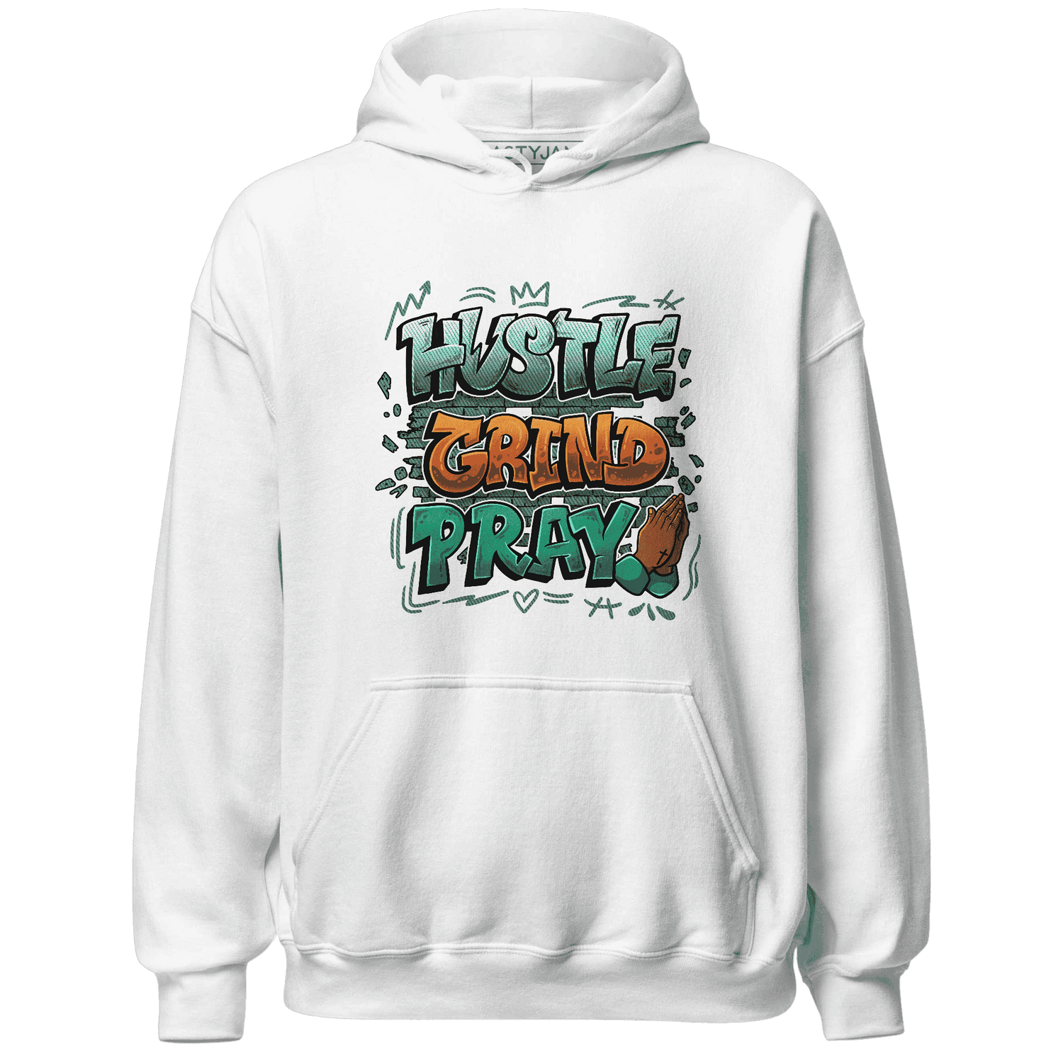 Nina CN Abney 3s Hoodie Match Hustle Grind Pray - NastyJamz