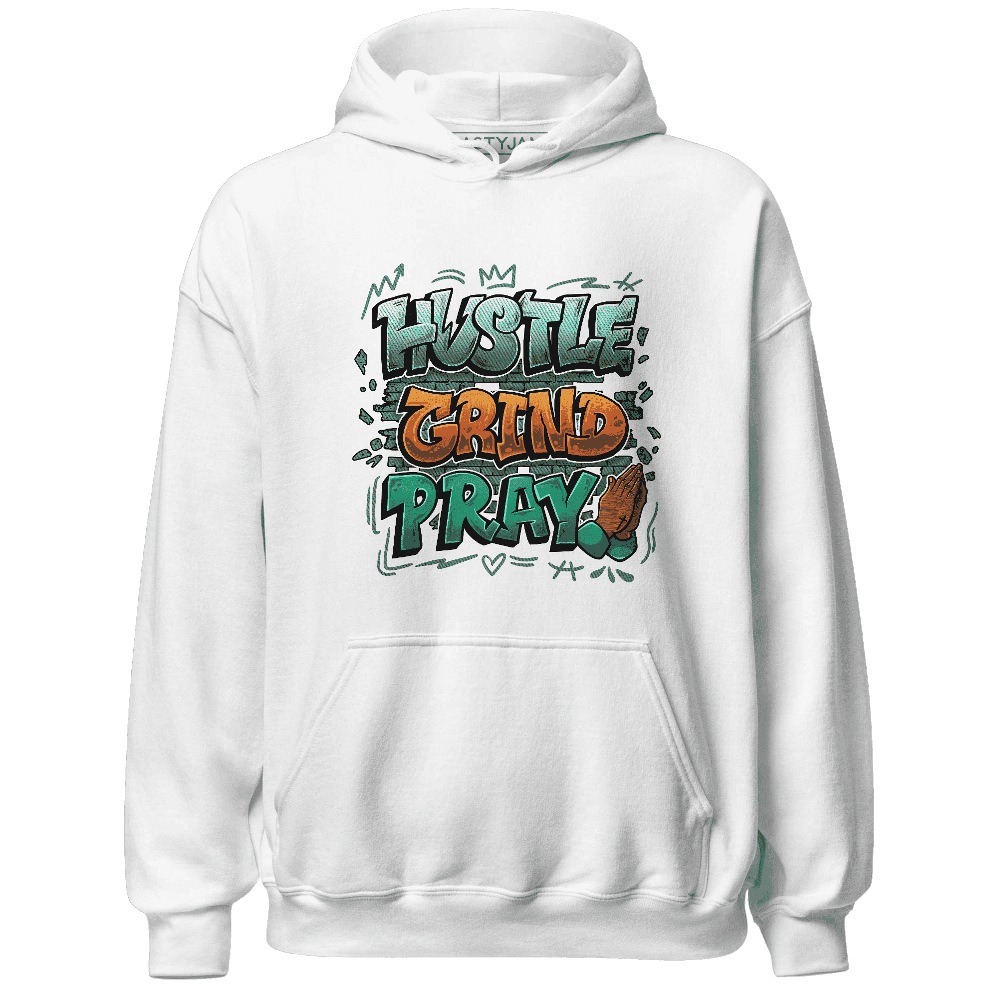Nina CN Abney 3s Hoodie Match Hustle Grind Pray - NastyJamz