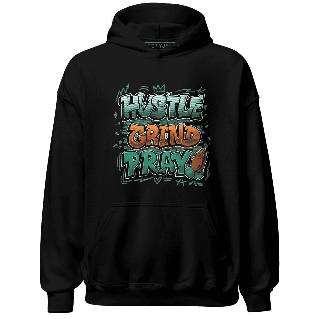 Nina CN Abney 3s Hoodie Match Hustle Grind Pray - NastyJamz
