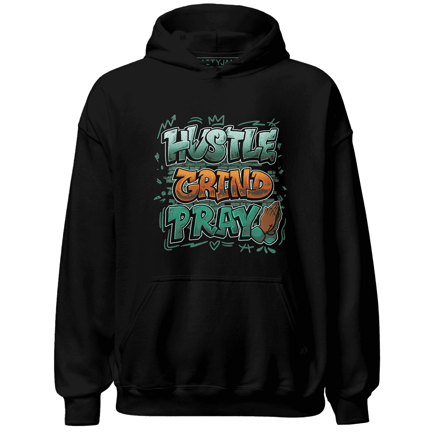 Nina CN Abney 3s Hoodie Match Hustle Grind Pray - NastyJamz