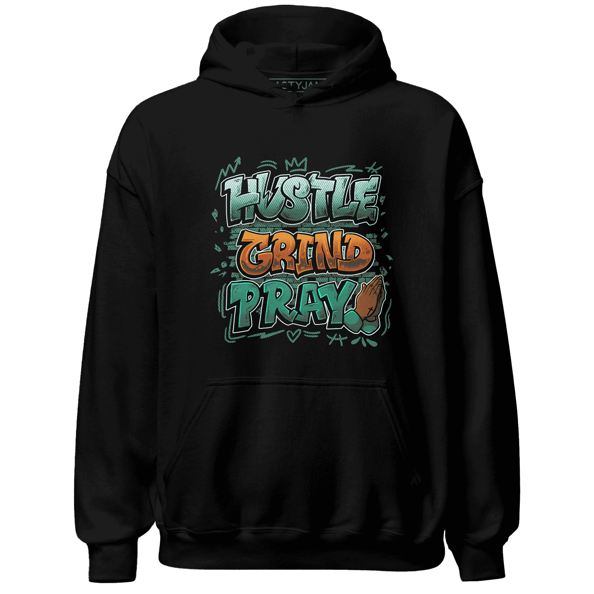 Nina CN Abney 3s Hoodie Match Hustle Grind Pray - NastyJamz
