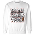 Red Stardust 3s Sweatshirt Match Hustle Grind Pray - NastyJamz