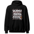 Red Stardust 3s Hoodie Match Hustle Grind Pray - NastyJamz